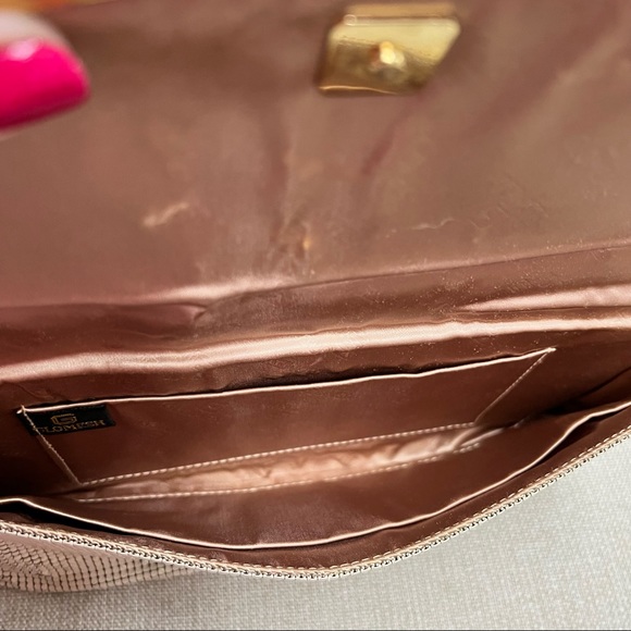 Retro Glomesh Envelope Clutch Handbag - Picture 5 of 7